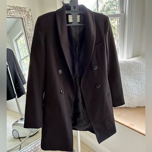 Stradivarius long black blazer